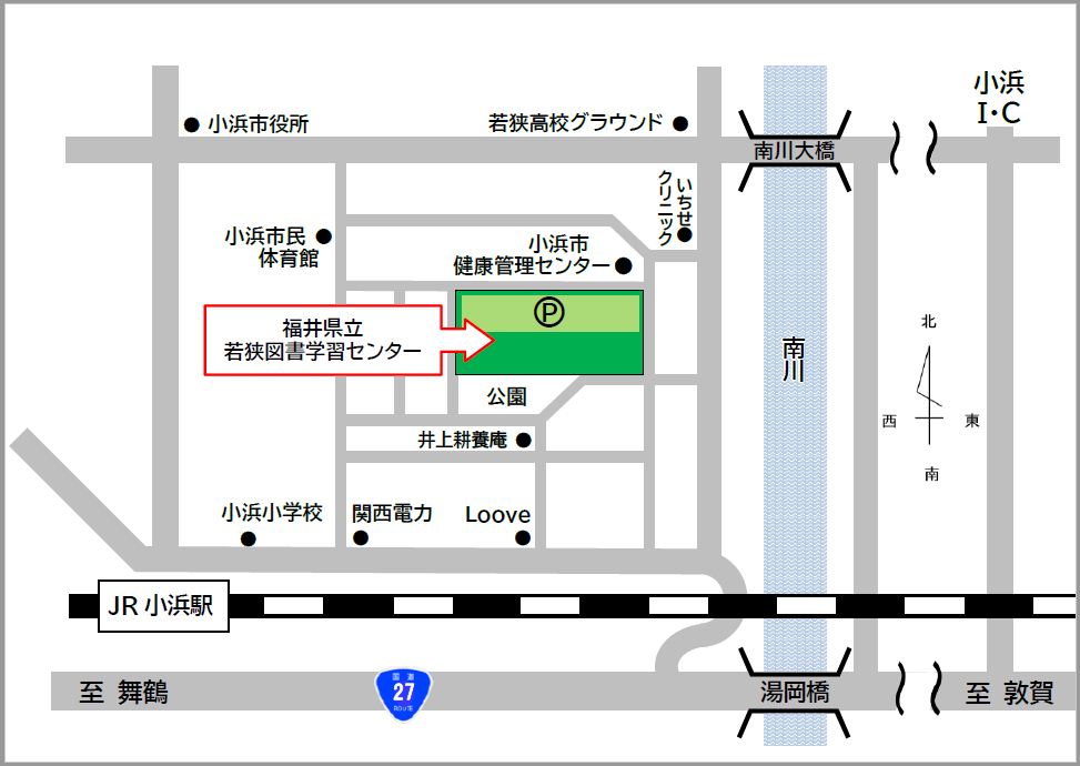 若狭図書学習センター地図